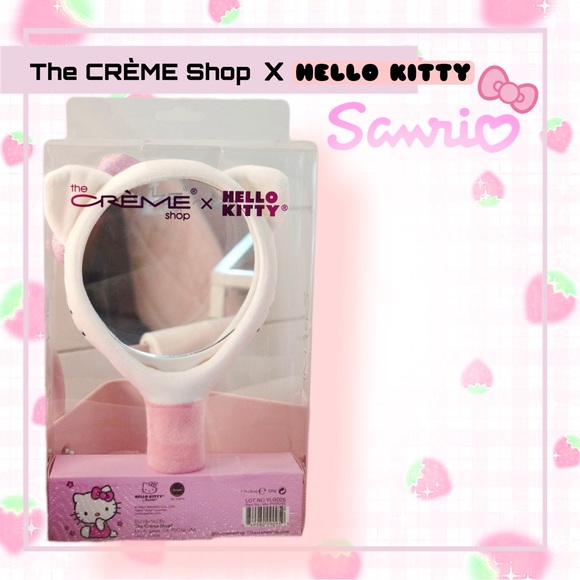 HELLO KITTY 🩷 Limited Edition Hand Mirror Pink Bow Sanrio - Picture 6 of 11